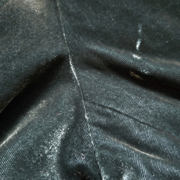 Coldwater Creek Green Velvet Two Button Blazer Holidays Festive Party - Picture 11 of 11